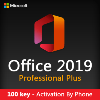 100 key Office Professional Plus 2019 (Activation By Phone)
