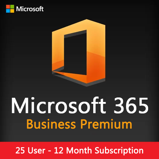 Microsoft 365 Business Premium Subscription License Key for 25 User