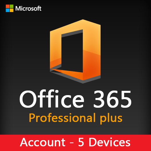 Office 365 Pro plus Account (5 devices)