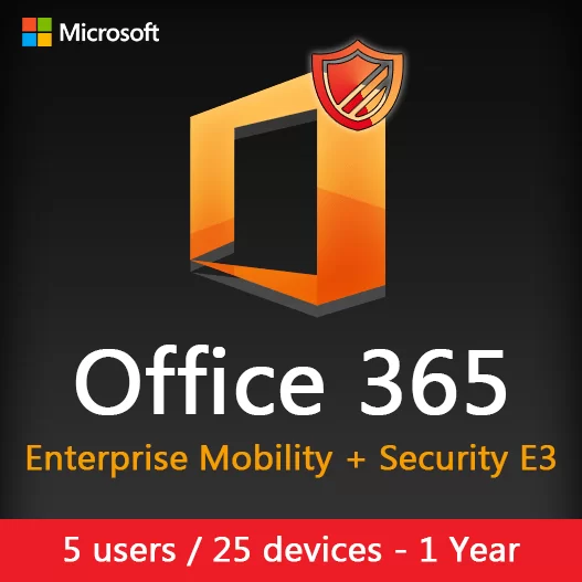 Microsoft Enterprise Mobility + Security E3 (1 Year Subscription) License Key