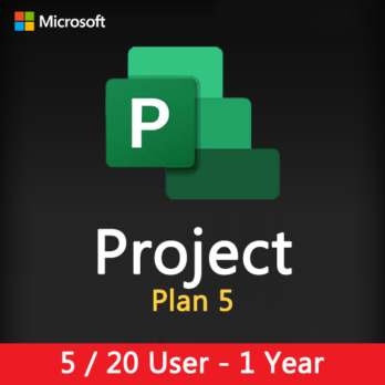 Project Plan 5 subscription 12 month License Key