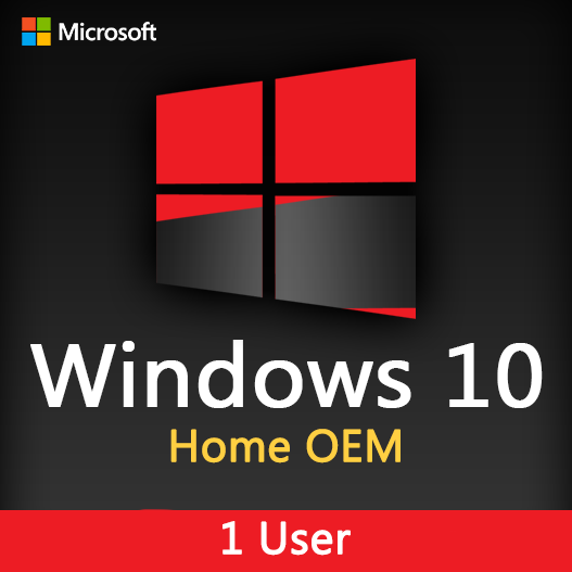 Windows 10 Home OEM Activation License key for 1 User