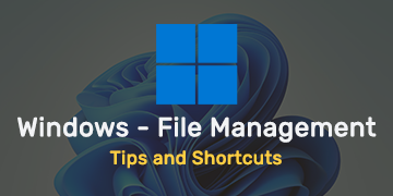 Mastering File Management in Windows - Tips and Shortcuts