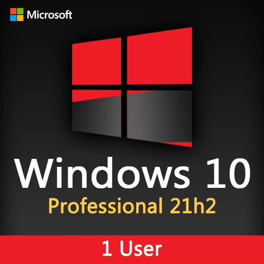 Microsoft Windows 10 Pro 21H2 - 1 User License key