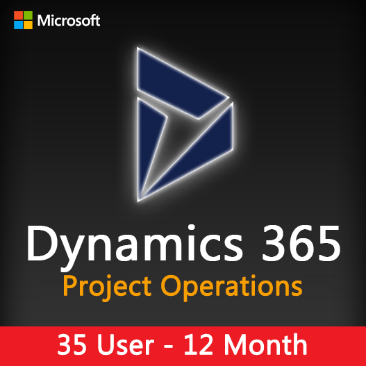 Dynamics 365 Project Operations 12 Month Subscription for 35 User at Wholesale Price