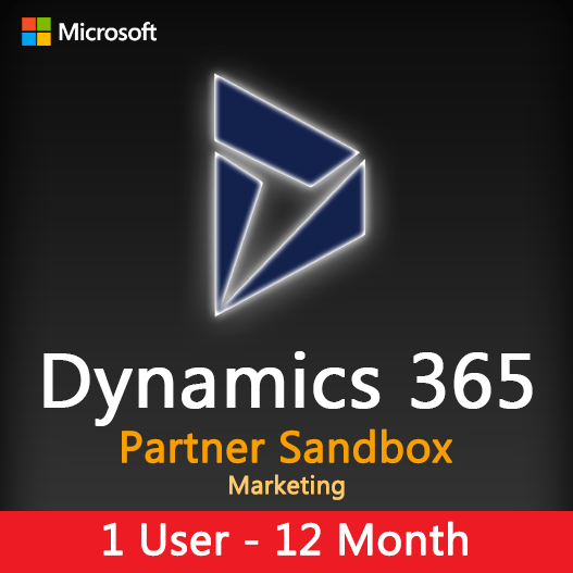Dynamics 365 Partner Sandbox Marketing 12 Month Subscription at Wholesale Price - 1 User