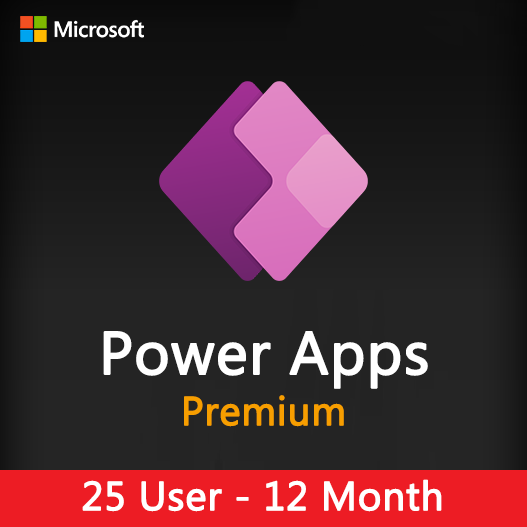 Power Apps Premium 12 Month Subscription 25 User at Wholesale Price