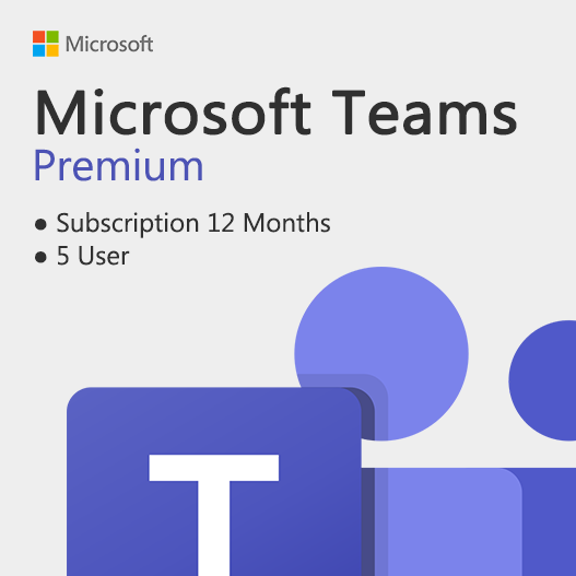 Microsoft Teams Premium 5 User Subscription License Key