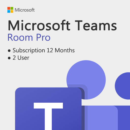 Microsoft Teams Room Pro Subscription License Key - 2 User