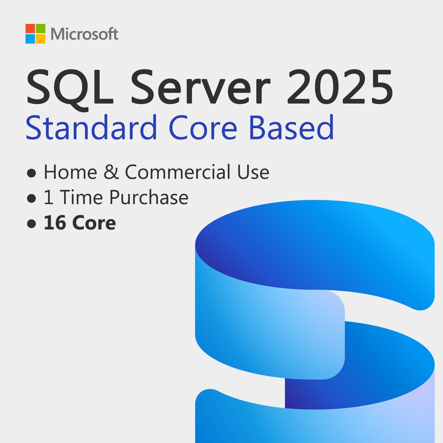 SQL Server 2025 Standard 16 Core License
