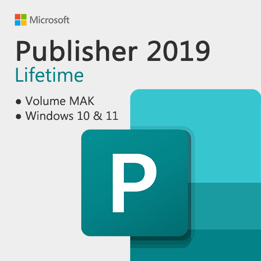 Publisher 2019 Volume MAK for Windows - License Key