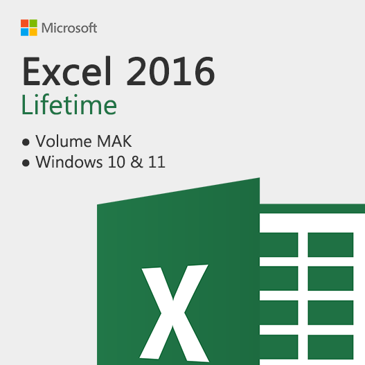 Excel 2016 Volume MAK for Windows - License Key