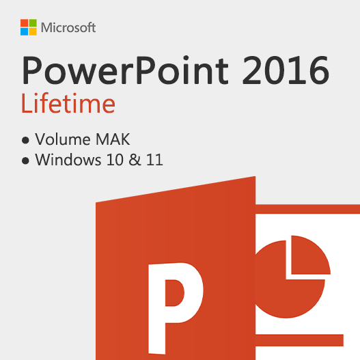 PowerPoint 2016 Volume MAK for Windows - License Key