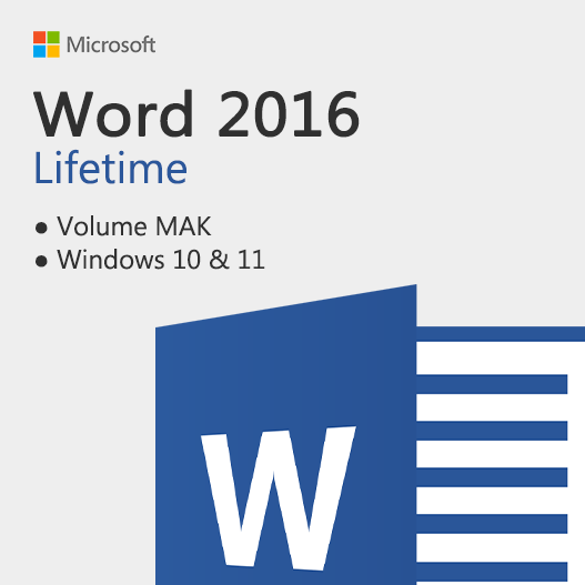 Word 2016 Volume MAK for Windows - License Key