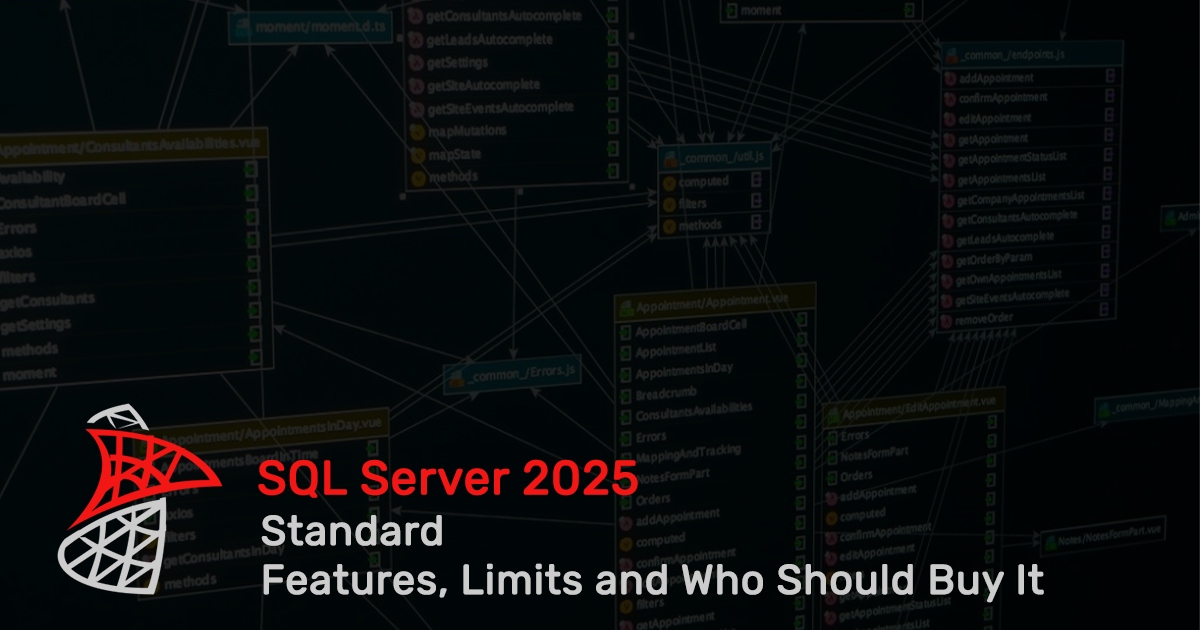 SQL Server 2025 Standard features, limits and buyer guide